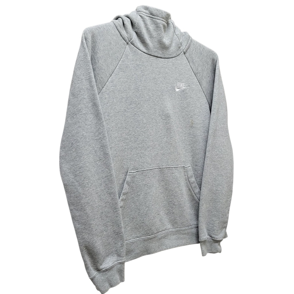 Nike Women's Long-Sleeves Cropped Top Gray Hoodie Size Small - Picture 3 of 6